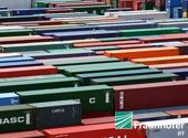 Containerhafen in Frankreich fotografiert für das Fraunhofer Institut Magdeburg